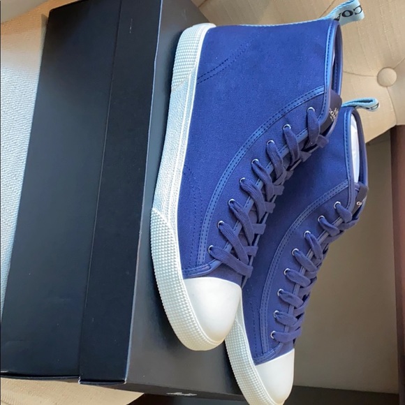 COPY - Coach navy hi top canvas sneaker (Men’s) - Picture 3 of 3